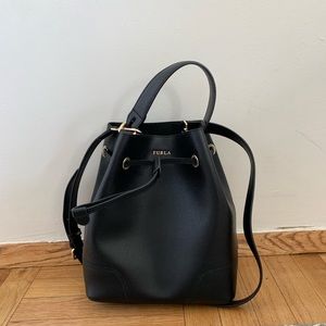 Fuels Stacy bag Onyx Saffiano Leather